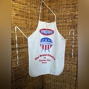 Vintage Kitchen Apron  Kingsford Kansas City BBQ Graphic - Excellent Condition